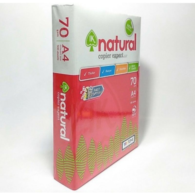 Giấy in A4 Natural định lượng 70gsm