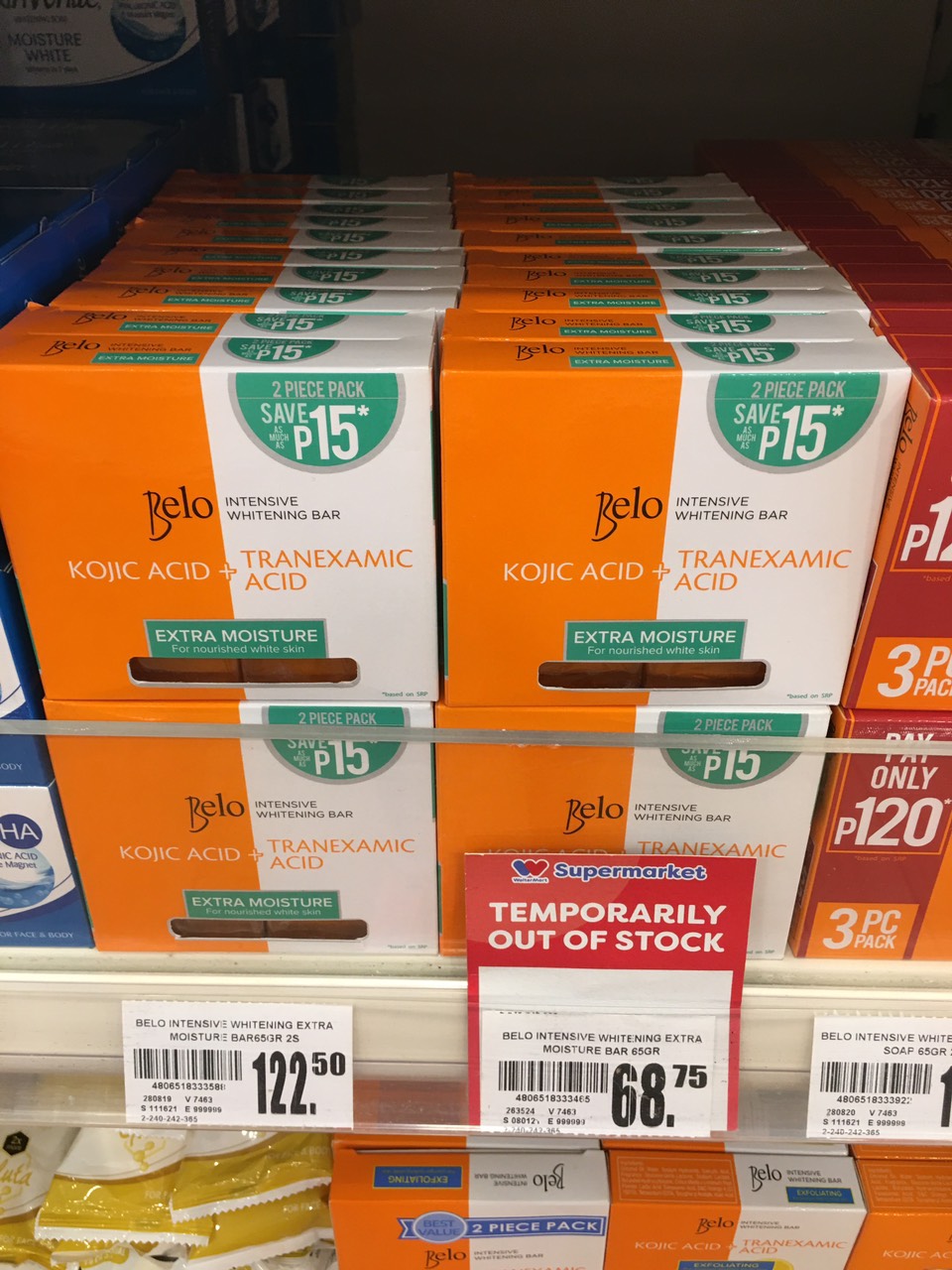 [ HOT] Xà Phòng Belo Extra Moisture trắng da dưỡng ẩm (65Gr)