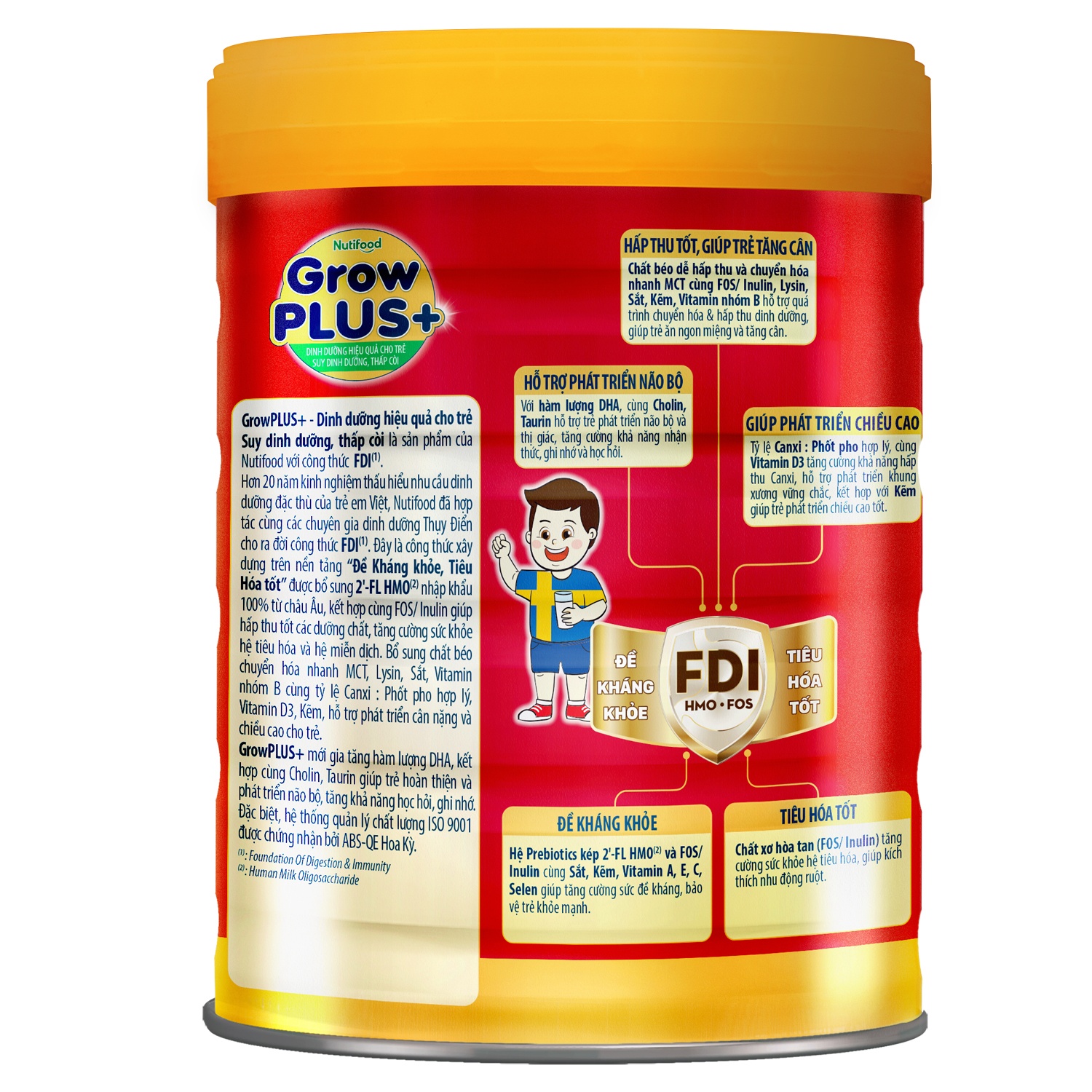 Sữa bột Nuti GrowPlus 900g -1.5kg _ Dinh dưỡng hiệu quả cho trẻ suy dinh dưỡng thấp còi