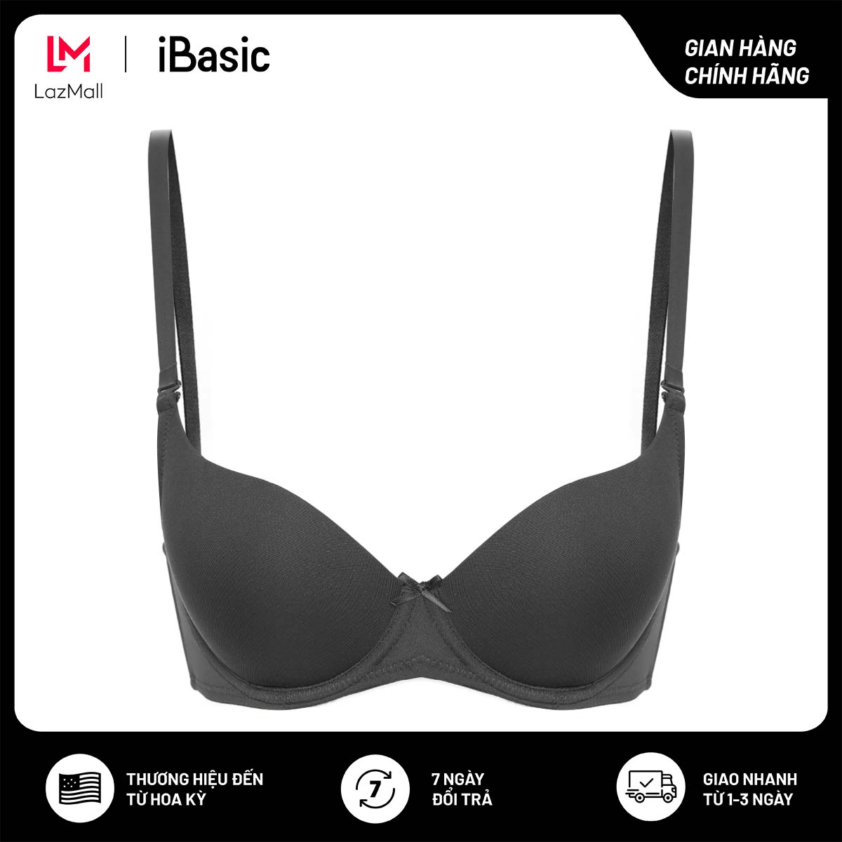 Áo ngực mút dày trơn nâng iBasic BS22