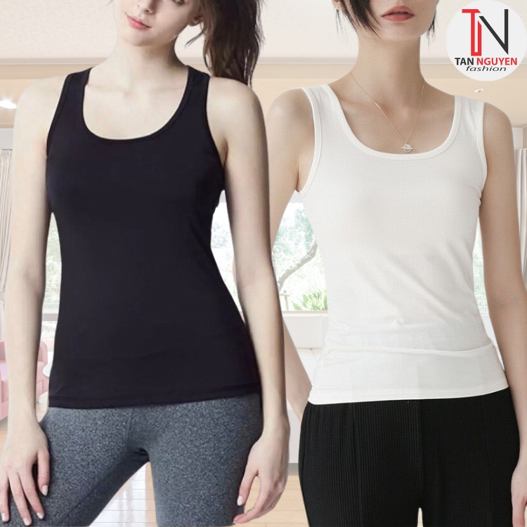 Áo ba lỗ nữ TN Styking Chất Thun Cotton Co Giản mền mịn