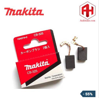 Chổi than 195001-2 makita cb-325