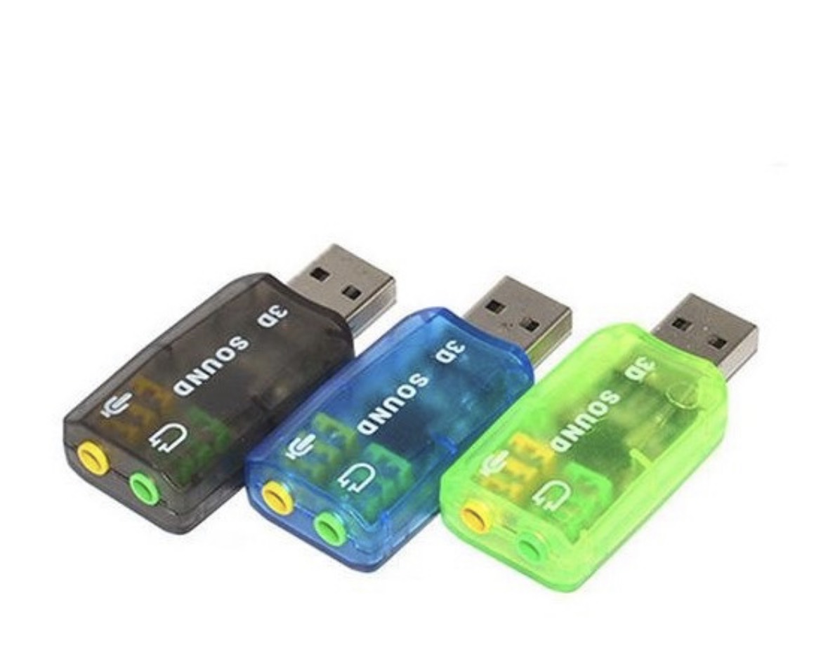 USB SOUND 5.1 3D chuyển USB qua Jack 3.5mm cho loa và micro