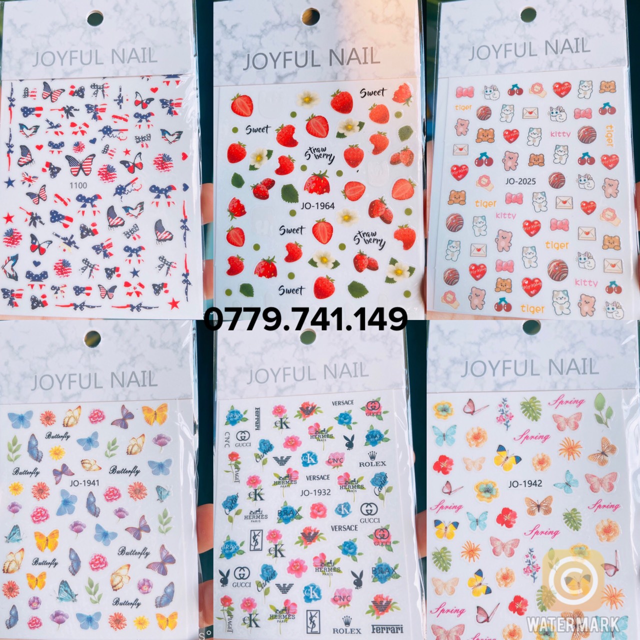 Miếng stick dán mong siêu cute dành cho NAil