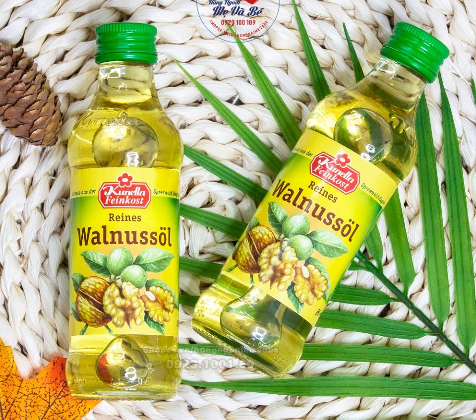Dầu óc chó Kunella cho bé Feinkost chai 100ml
