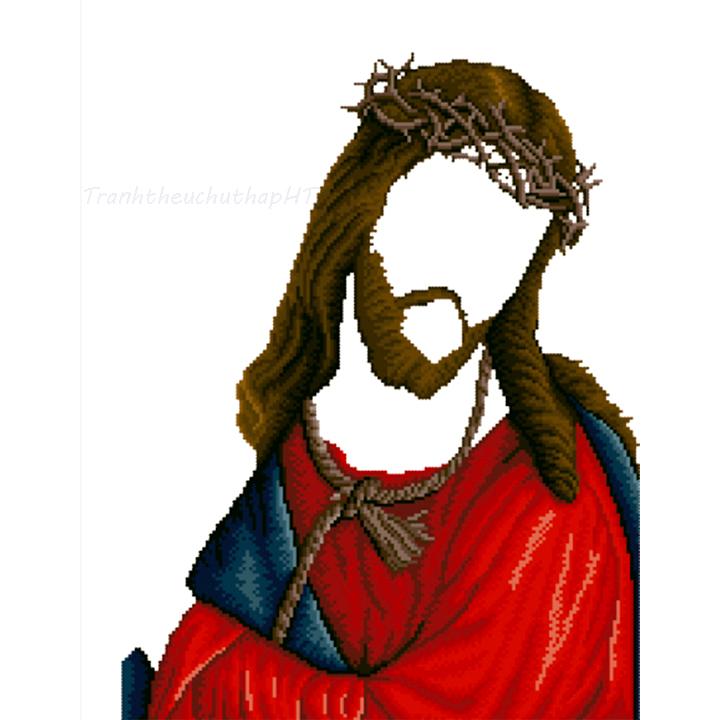 [HCM]Tranh đính đá Chúa Jesu VS464 - tự đính