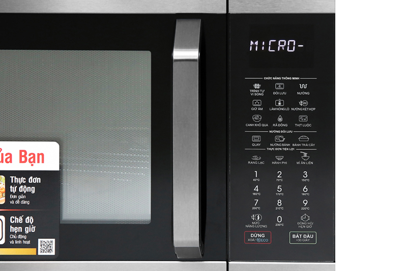 [Trả góp 0%]Lò vi sóng Sharp R-C932XVN-BST 32 lít