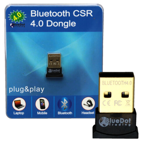 USB Bluetooth 4.0 dành cho máy tính, laptop, máy chơi game, tay cầm