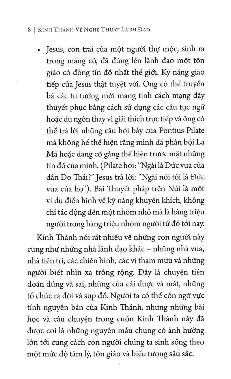 Sách - Kinh thánh về nghệ thuật lãnh đạo