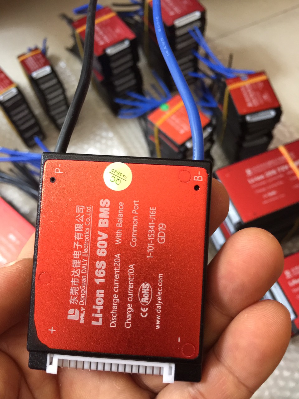 Mạch bảo vệ pin lithium Li On 16S 60V 20A