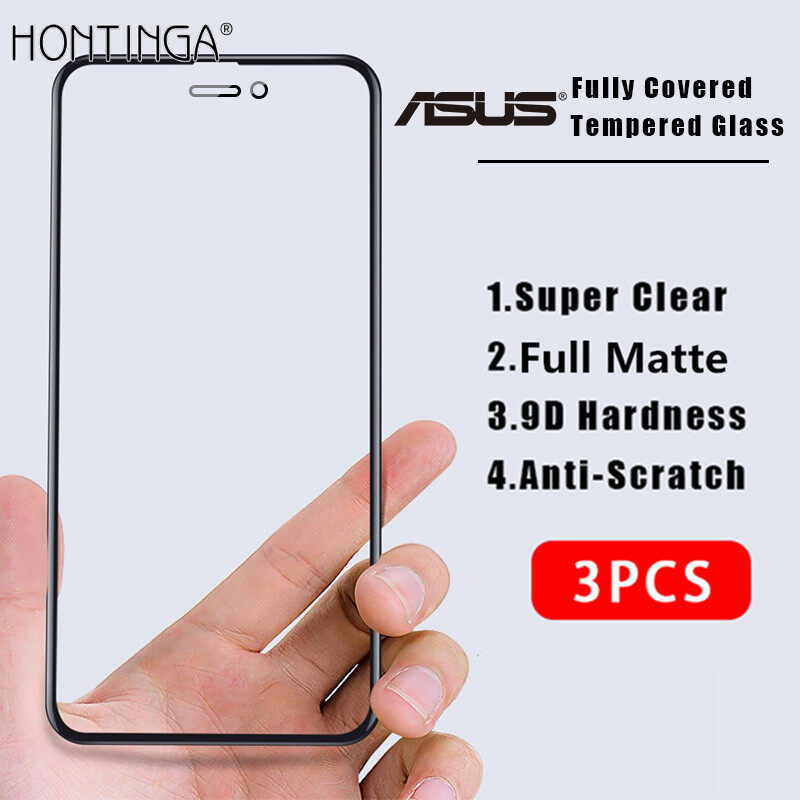 3Pcs Hontinga 9D For ASUS Zenfone Max M1 Max M2 Max Pro M1 Max Pro M2 Zenfone 5z Zenfone Max Plus (M1) Zenfone 5 3Pcs 9D Full Cover Tempered Glass Screen Protector