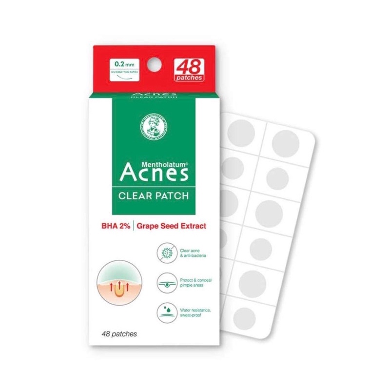 Miếng Dán Mụn Acnes Clear Patch (12/24/48 Miếng)