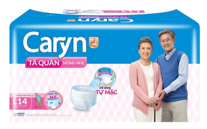 FREESHIP Tã Quần Caryn L14 miếng siêu mỏng