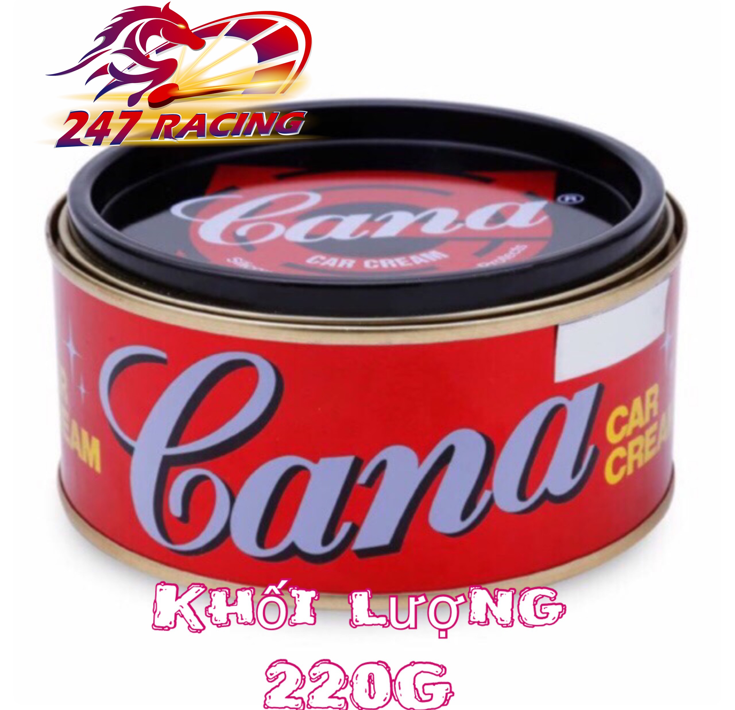 Kem đánh bóng CaNa 220G phụ kiện xe máy