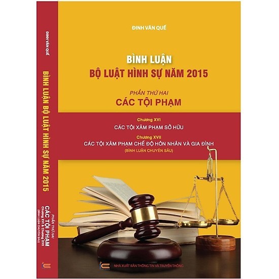 Sách Combo  4 Cuốn Bình Luận Khoa Học Bộ Luật Hình Sự (Tác Giả Đinh Văn Quế)