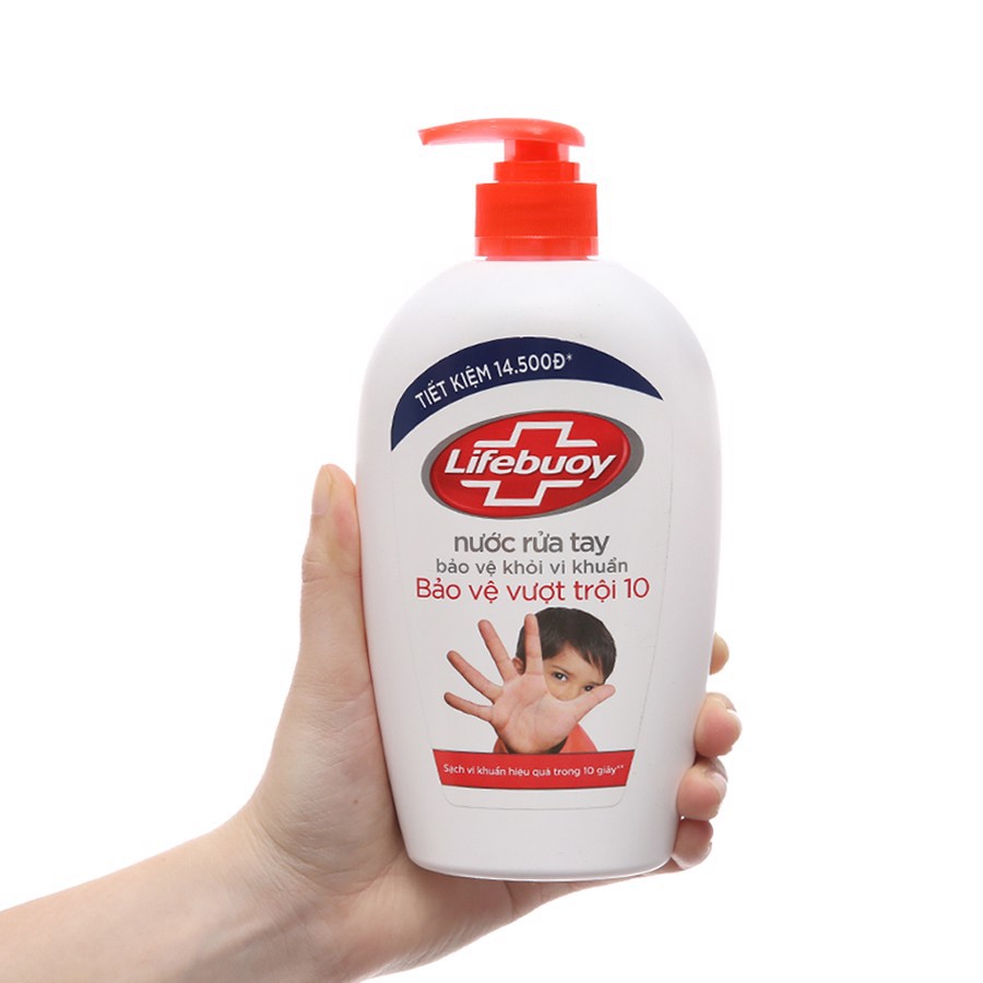 [HCM]Nước rửa tay Lifebuoy chai 500ml