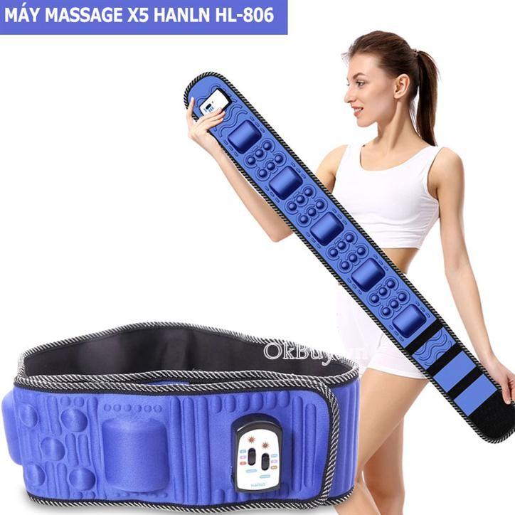 Đai massage giảm mỡ bụng vibroaction x5 loai 1 tích hợp pin sạc chính hãng