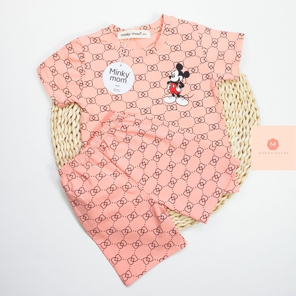 HCM+ Free shipBộ Cộc Tay MinKy Mom -Siêu họa Tiết IV-chất liệu thun lạnh 100%dành cho bé trai bé gái từ 6-19kg,bộ đùi bé trai,bộ đồ ngắn cho bé,bộ cộc cho bé,đồ bộ ngắn cho bé,bộ ngắn bé traui