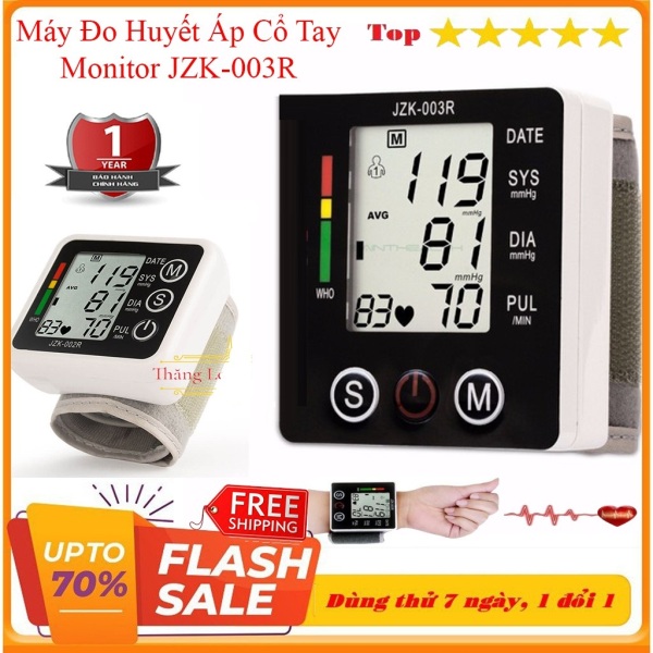 Nơi bán MÁY ĐO HUYẾT ÁP CỔ TAY OMRON NỘI ĐỊA NHẬT ...Máy Đo Huyết Áp Điện Tử - Bảo Hành Chính Hãng 1 Năm Monitor JZK-003R Đạt Chuẩn Theo Tiêu Chí Của Tổ Chức Y Tế Thế Giới WHO