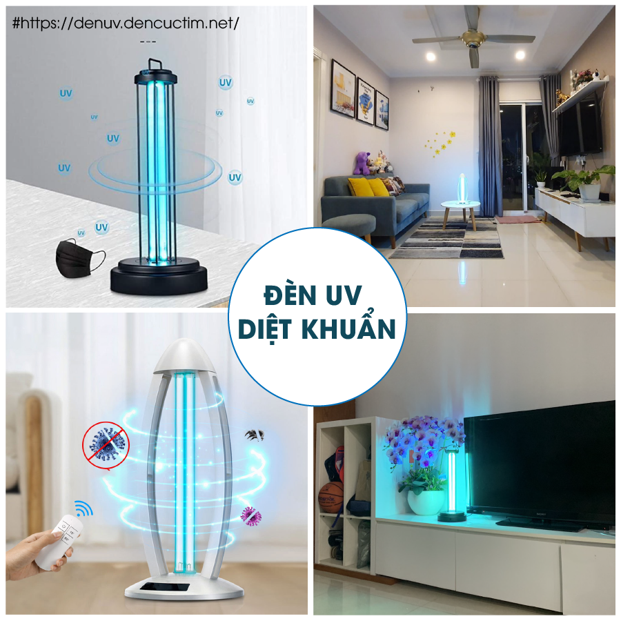 Đèn UV khử khuẩn 801 có ozon không remote