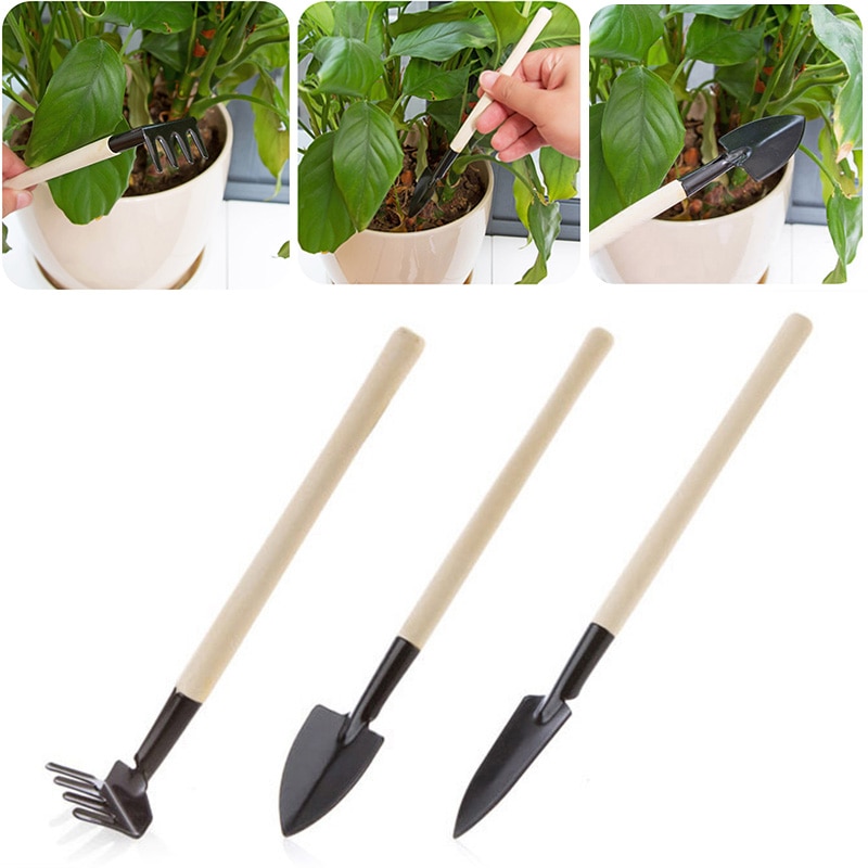 Bộ cuốc xẻng làm vườn mini - dụng cụ làm vườn mini