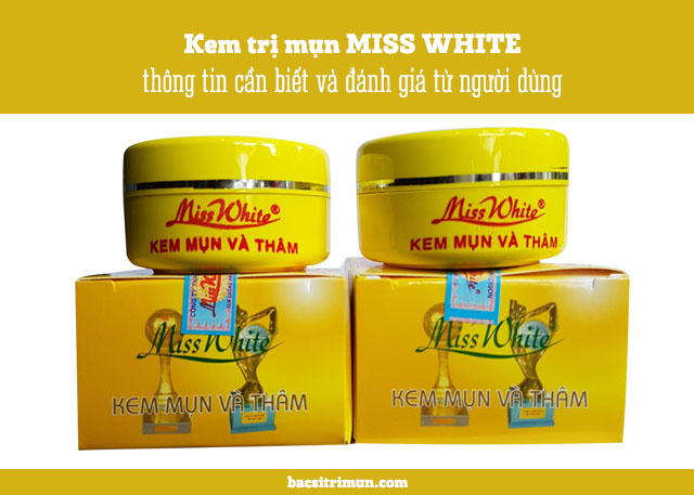Kem mụn thâm Misswhite 6g