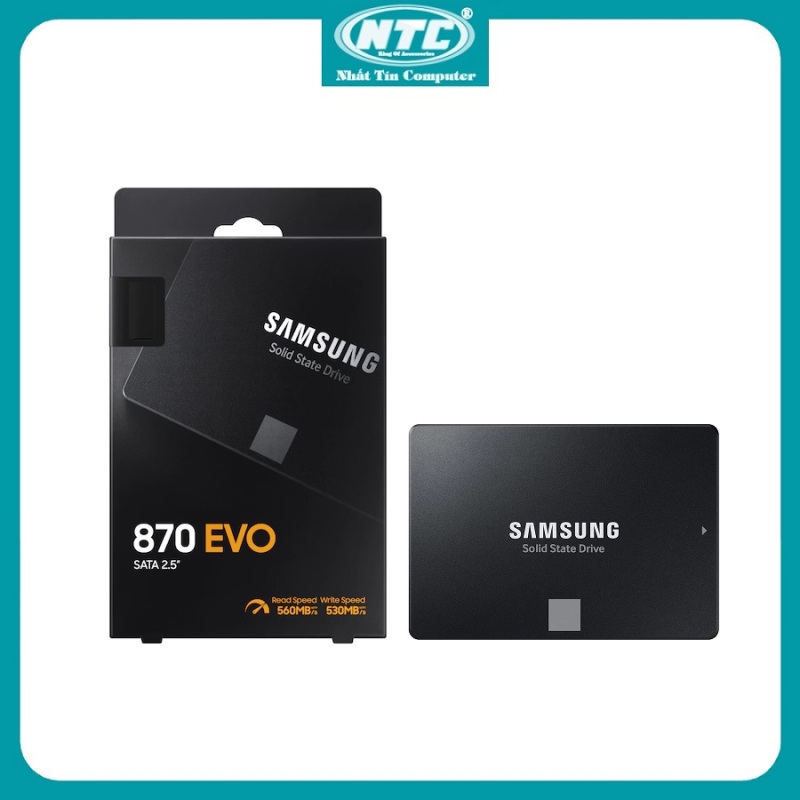 Bảng giá [HCM][Trả góp 0%] Ổ cứng SSD Samsung 870 Evo 250GB / 500GB / 1TB / 2TB / 4TB 2.5-Inch SATA III (Đen) - Nhất Tín Computer Phong Vũ