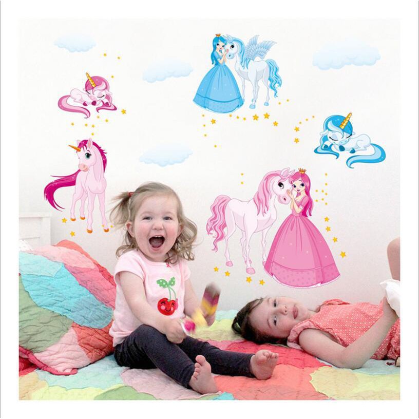 Decal dán tường Ngựa Pony cho bé