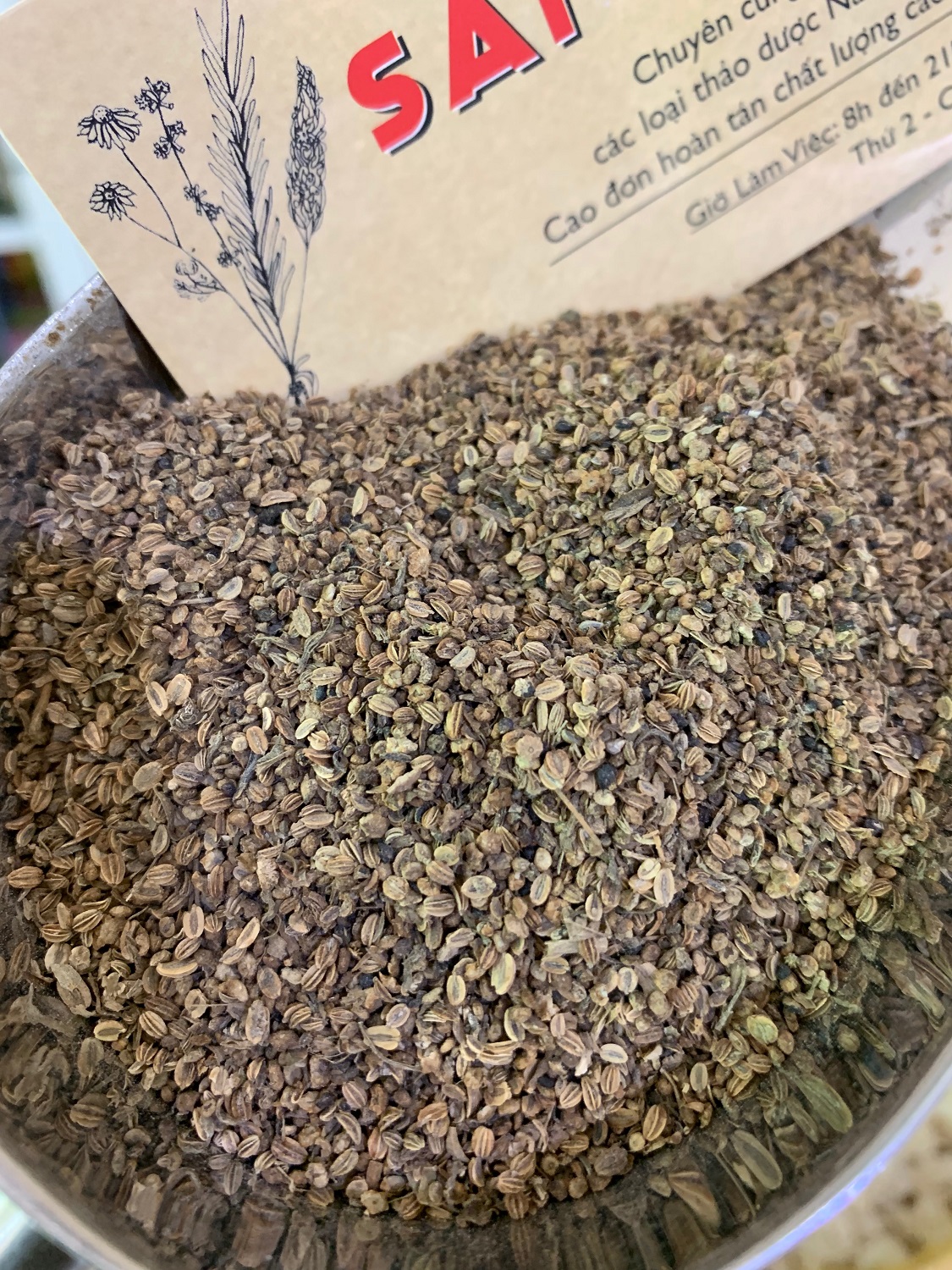 [HCM]HẠT XÀ SÀNG TỬ 100GRAM Tiệm Thu ố c Bắc Sài Gòn