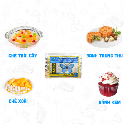 2 Gói Bột Thơm VANI Hiệu Bươm Bướm 2.5g (10 ống/gói)
