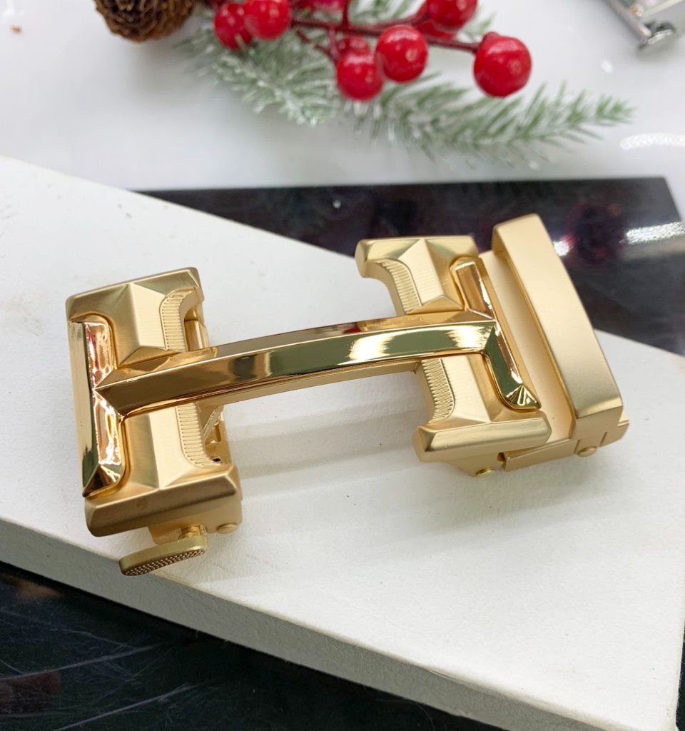 Mặt thắt lưng chữ H lắp dây 3,5cm khóa tự động