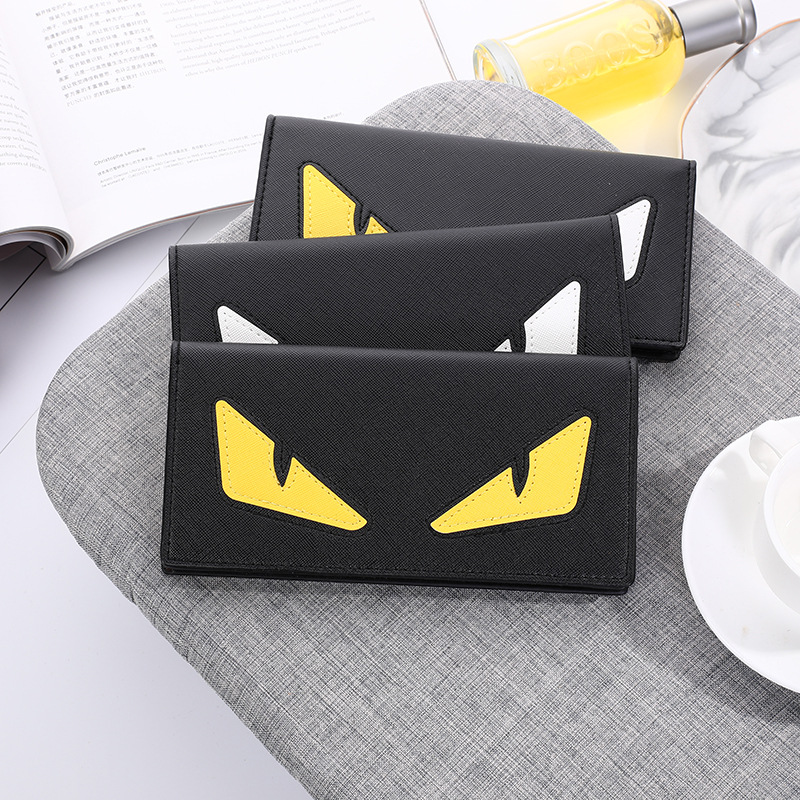 Ví cầm tay nam nữ hình mắt cú thời trang đa năng dây kéo trơn Shalla