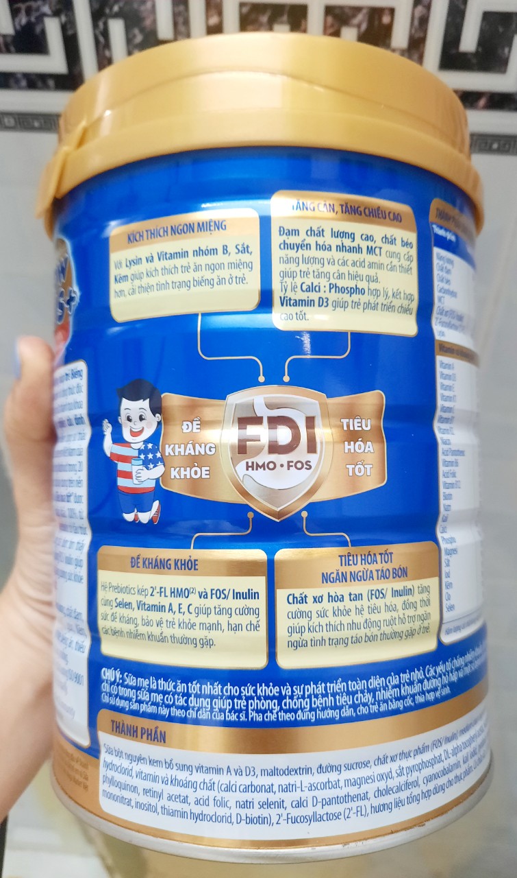Sữa Nutifood grow plus xanh 900