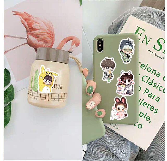 40 HÌNH DÁN STICKER BTS BT21 CUTE