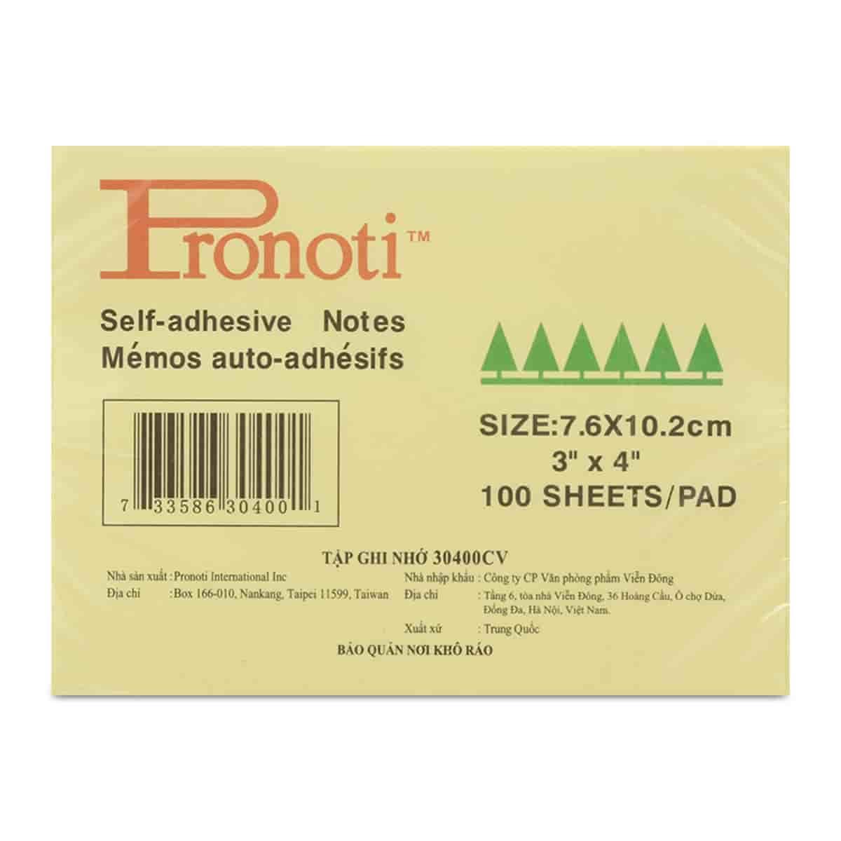 [HCM]Giấy note vàng 3x5 Pronoti 76cmx127cm