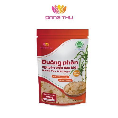 Đường  phèn nguyên chất đặc biệt túi 500gr (Special Pure Rock Sugar) - Đăng Thư