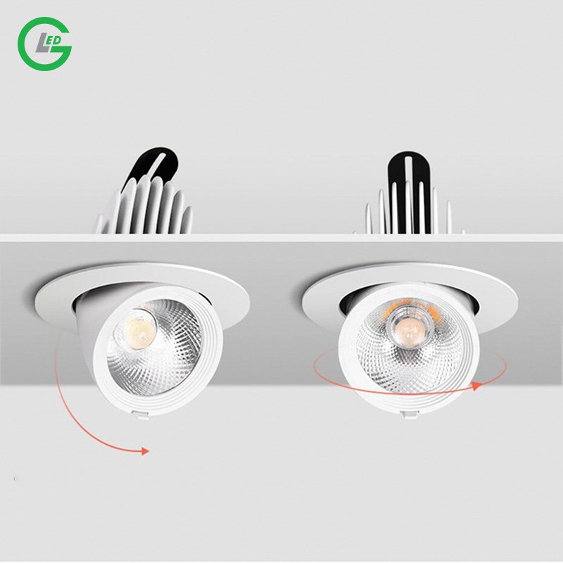 Đèn LED Downlight Âm Trần 7W GLED Xoay Góc 360 Độ