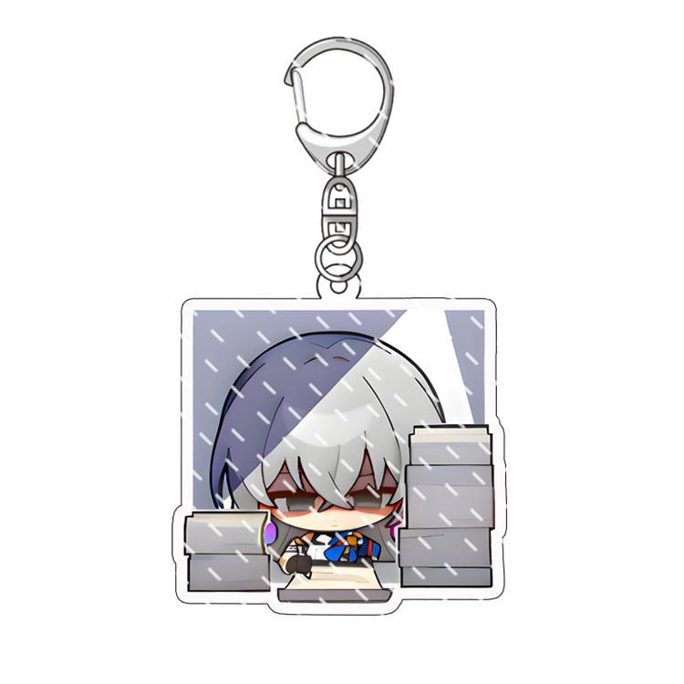 [91 mẫu] Móc khóa mica game Honkai: Star Rail - Chat Sticker ver [T69 Shop]