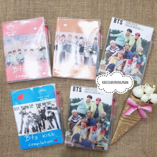 [GIÁ SỈ 7k/Q] 10 Quyển Sổ Tay BTS Kèm Bút