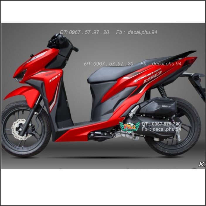 Tem rời Vario Đỏ đen nhám Rời (B)