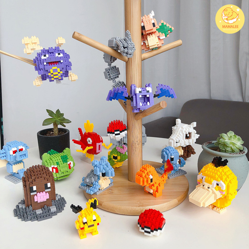 Đồ Chơi Lego 3D Lắp Ráp Hình Pokemon Nhiều Mẫu