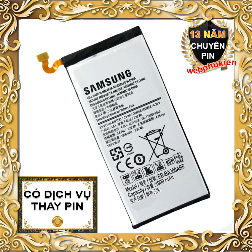 Pin Scud cho Samsung Galaxy A3 2015 1900mAh