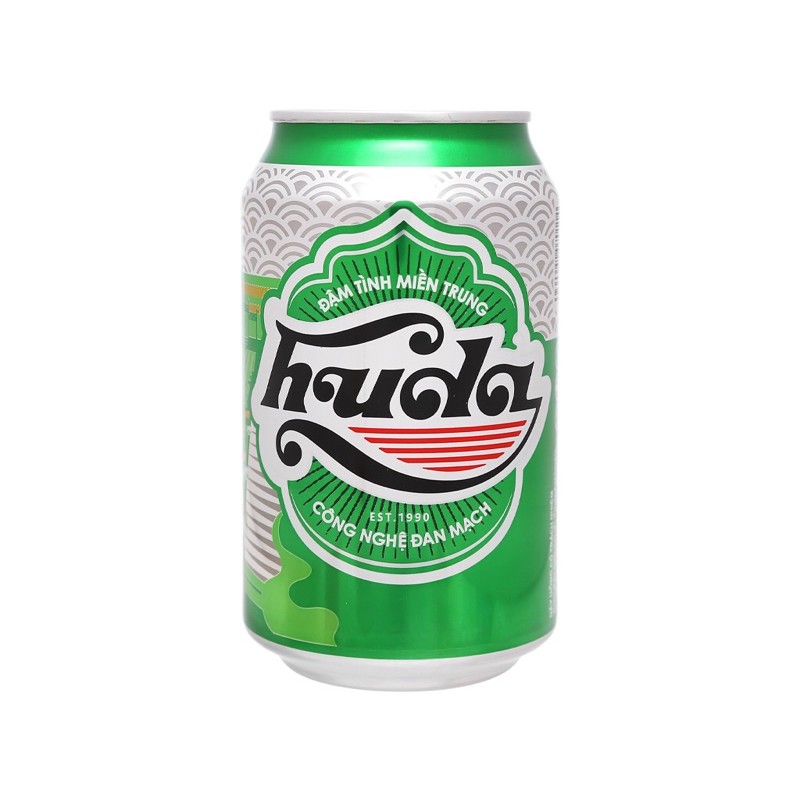 Bia Huda xanh lon 330ml