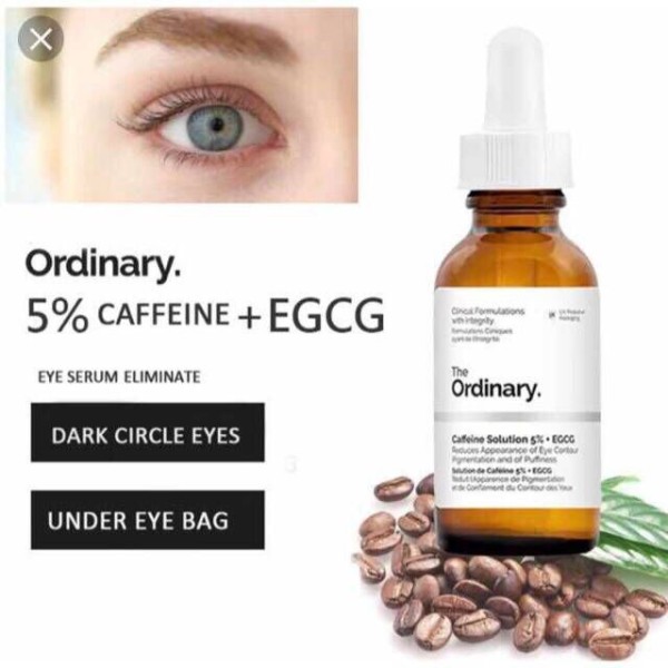 The Ordinary Caffeine Solution 5% + EGCG Eye Serum Mắt Làm Sáng Da Mắt Giảm Thâm Bọng Mắt Chống Lão Hóa Anti-Aging Eye Serum 30ml