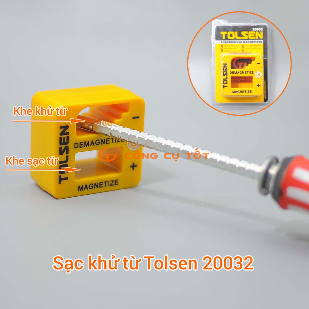 Cục khử từ tua vít Tolsen 20032
