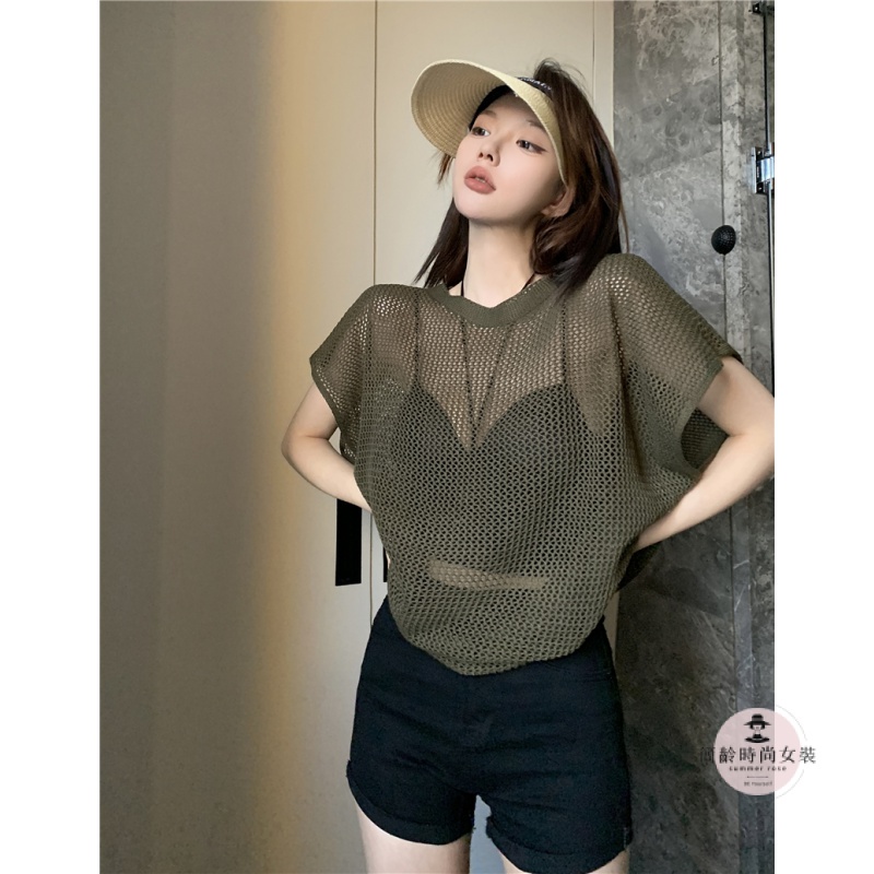 Áo lưới cánh dơi nữ