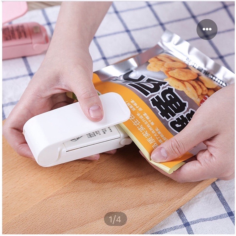 Dụng cụ hàn miệng túi mini , máy hàn miệng túi mini ép vi
