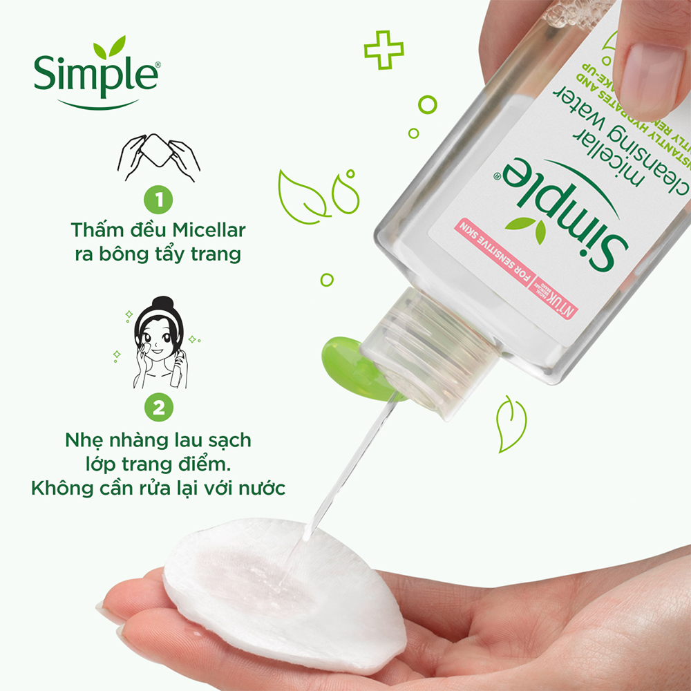  Nước Tẩy Trang Simple Kind To Skin Micellar Cleansing Water 200ml | An Beauty Shop