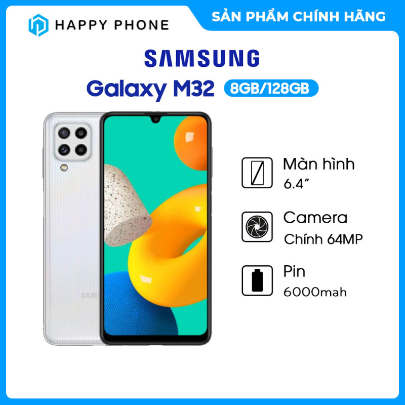 Điện thoại Samsung galaxy M32 (8GB/128GB) - Mới 100%, nguyên seal - Bảo hành chính hãng 12 tháng
