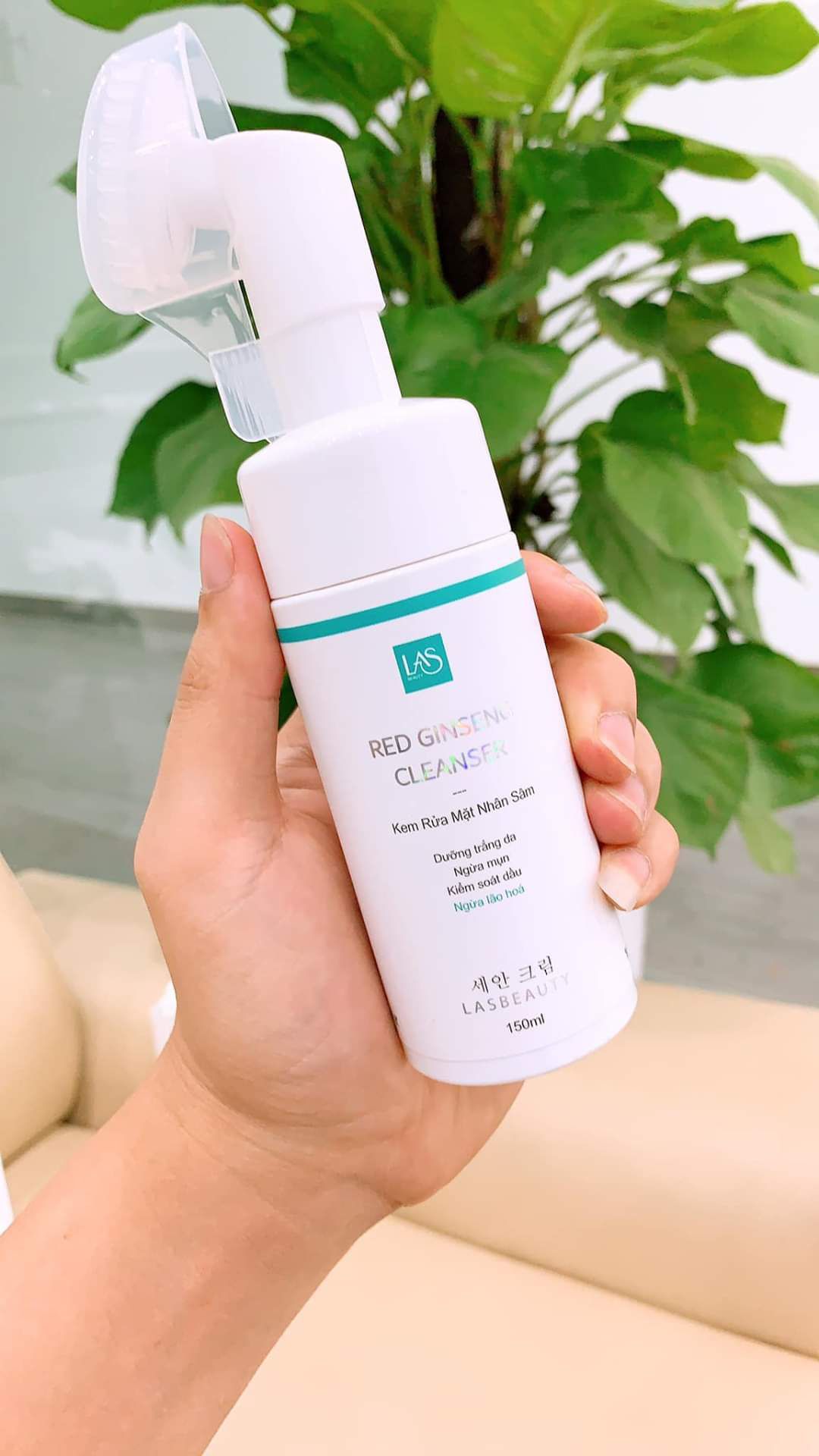 [CHÍNH HÃNG] Kem rửa mặt nhân sâm LAS BEAUTY mẫu mới nhất